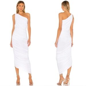 Norma Kamali x Revolve White Diana Gown NWT Size Large